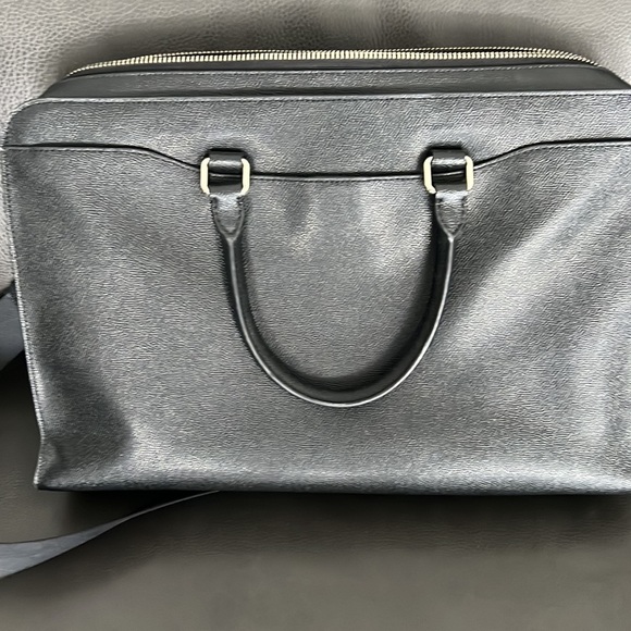 NWT Coach black leather briefcase or laptop bag - Picture 3 of 4